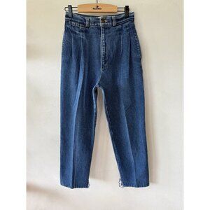 VINTAGE Calvin Klein Women Jeans 8 Blue Sport Mom USA Light Wash High Rise